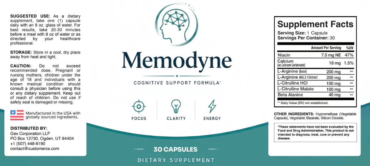 Memodyne label