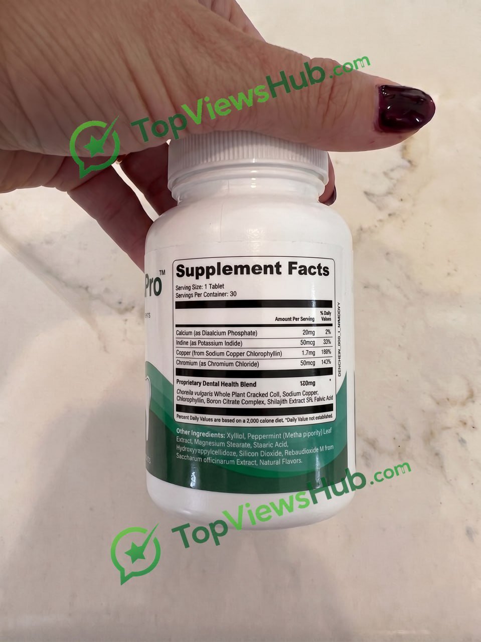 Oxydental Pro INgredients