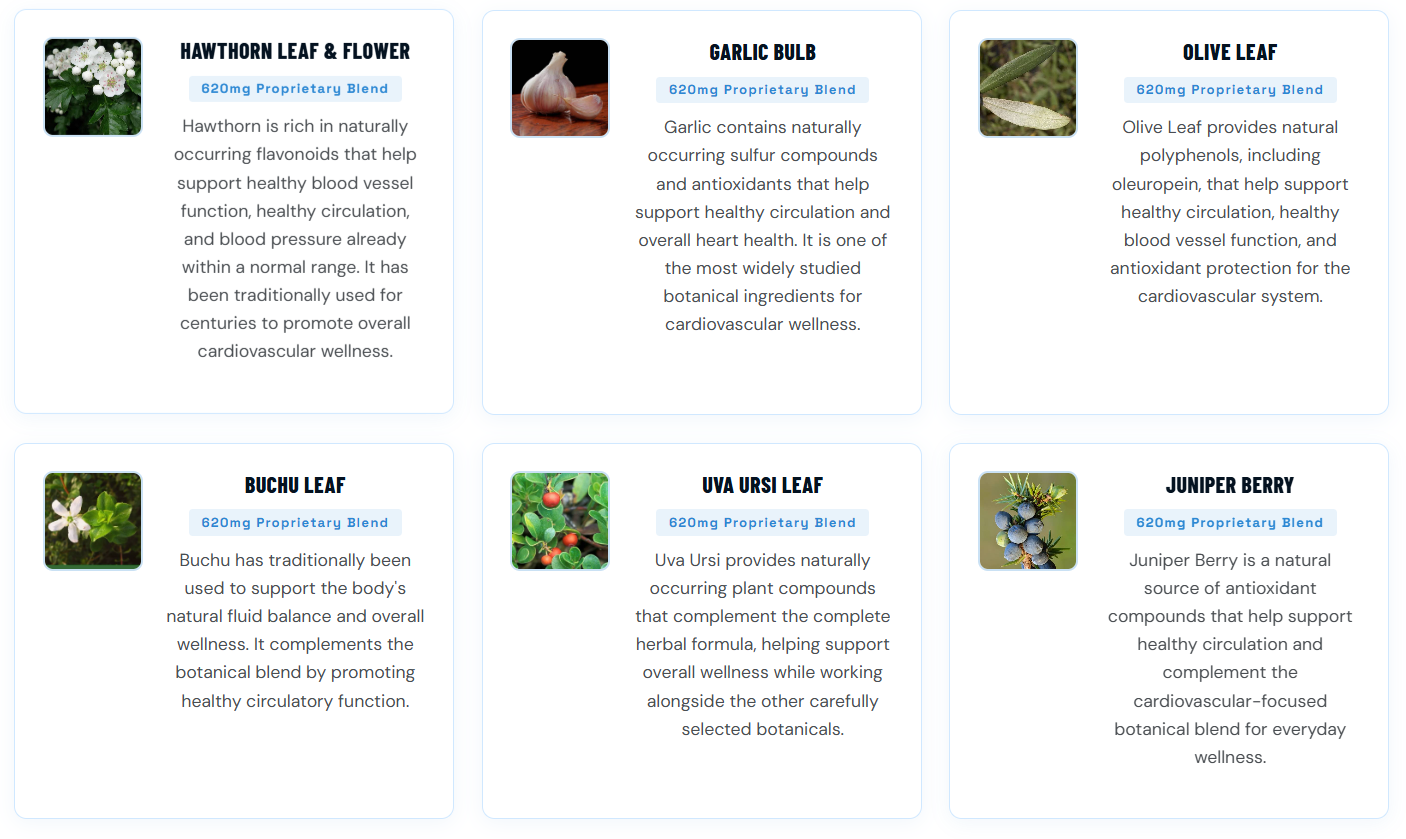 PressureCalmX Ingredients