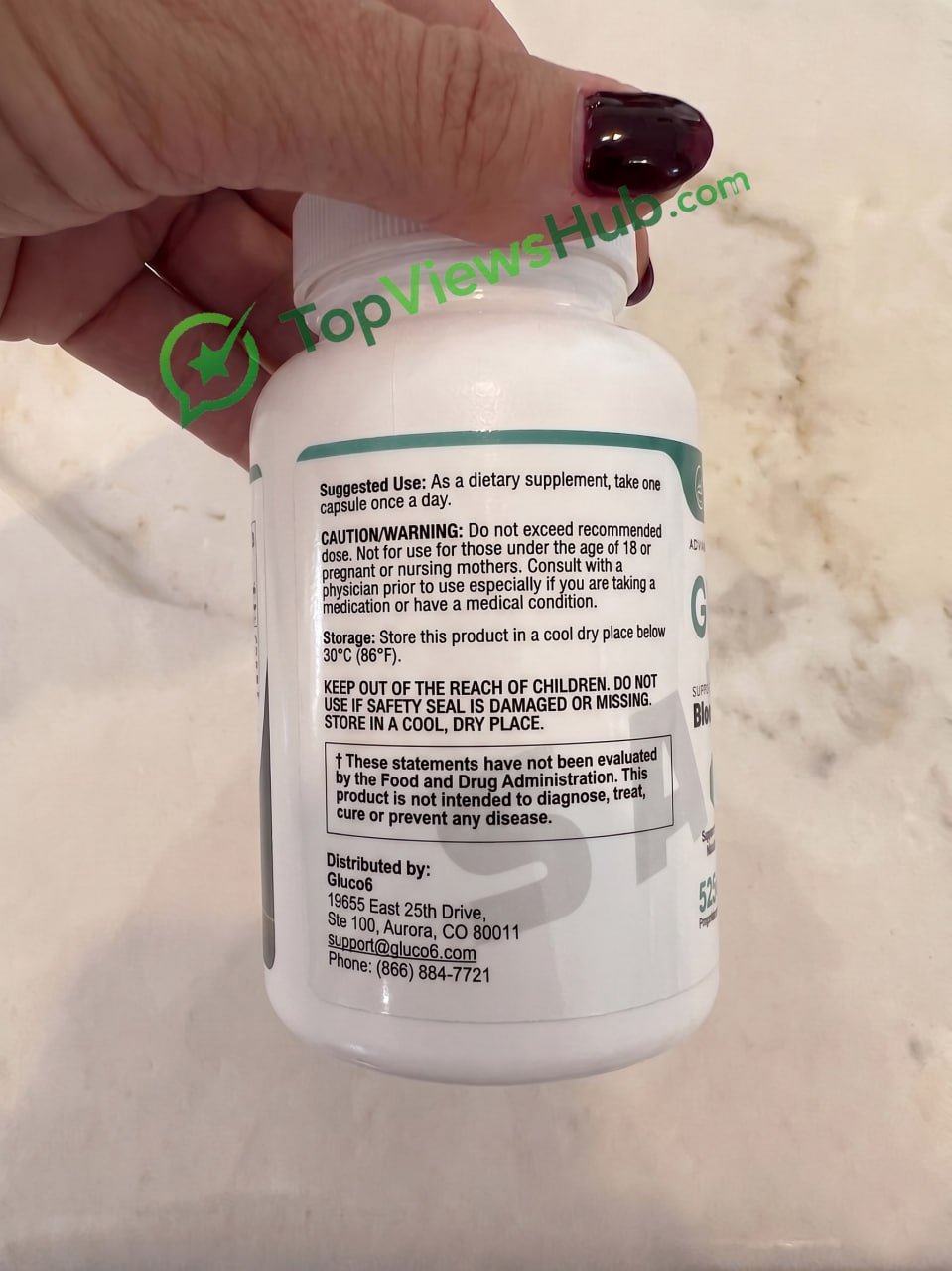 gluco6 dosage