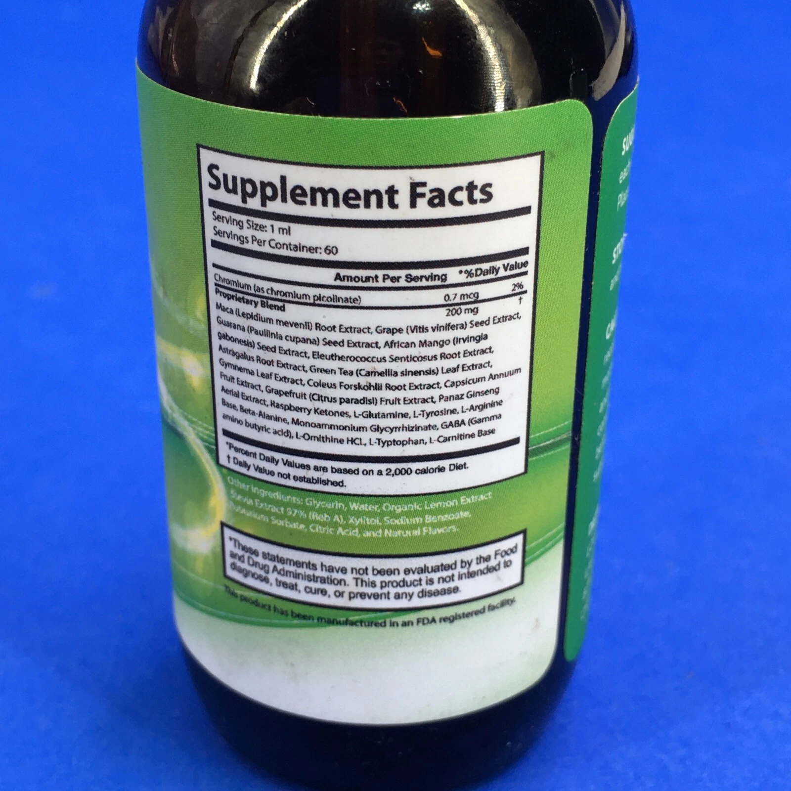 Flash burn Ingredients