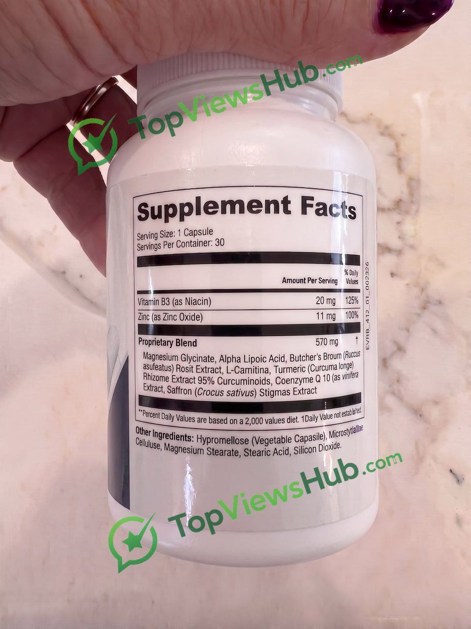 Vasoryn supplement ingredients