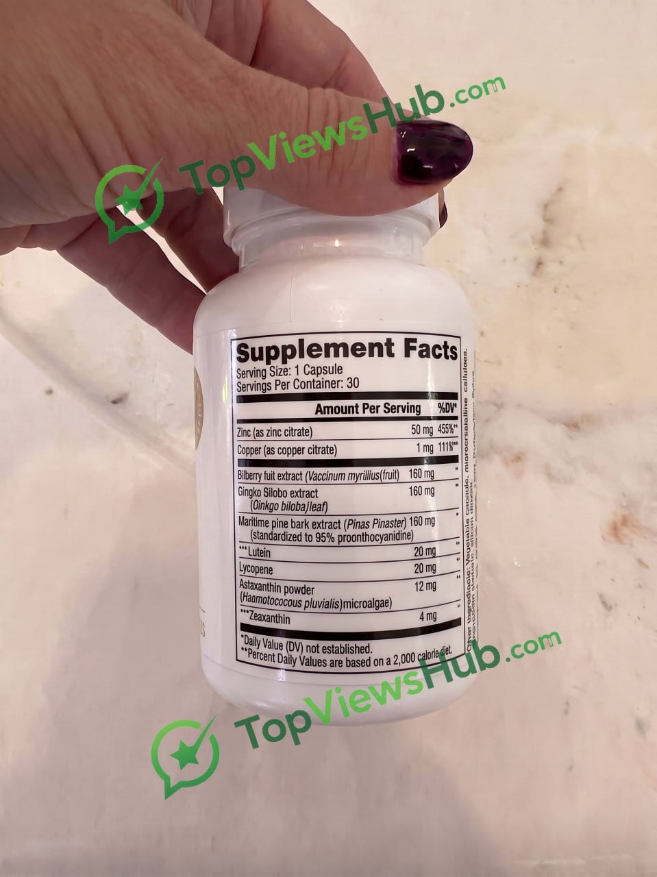 vision 20 ingredients
